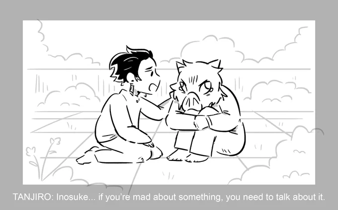 18 - Don't Look

*puts on a big scary mask so no one can see how upset I am and sits in a little ball* so true inosuke!

#Feboardary #Storyboard #DemonSlayer 