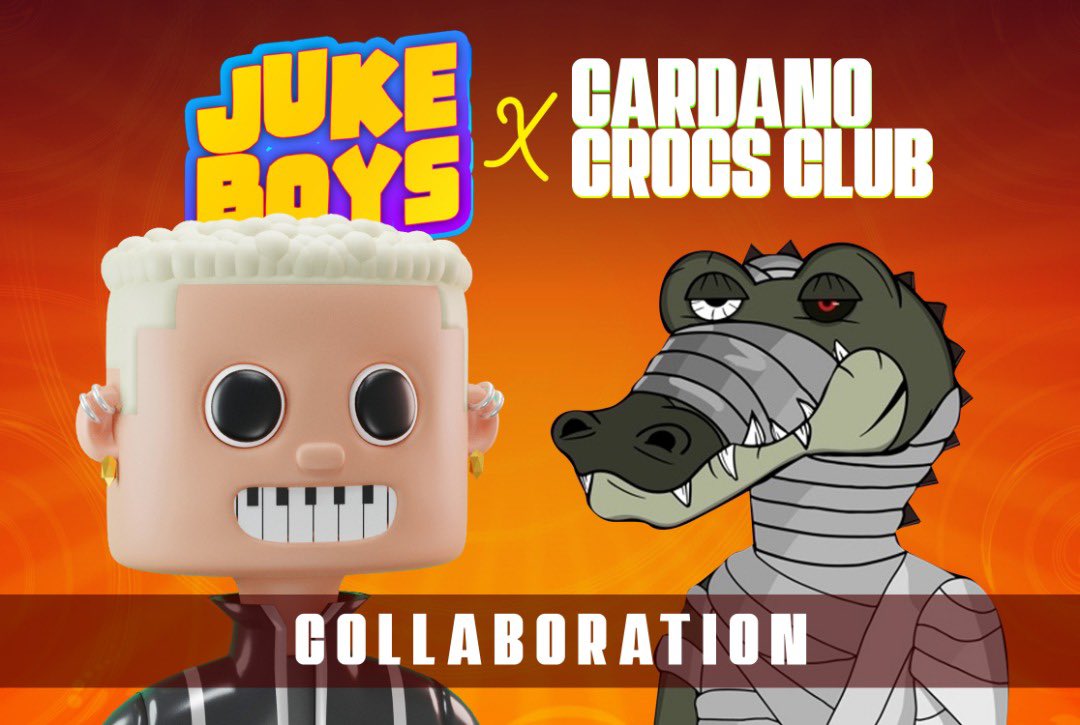 JukeBoysNFTs's tweet photo. JukeBoys 😎 x Cardano Crocs Club 🐊

WIN:
10 whitelist spots

TO ENTER: 
1️⃣Follow @JukeBoysNFTs &amp; @CardanoCrocClub
2️⃣Like, Retweet, &amp; Tag some friends 
3️⃣Join both discord: https://t.co/ZwsAnTN7k9 , https://t.co/Ettp7eOH5V

#Jukeboys #CNFT #CardanoCrocsClub

Ends in 72 hours! https://t.co/rp0tSNIgev