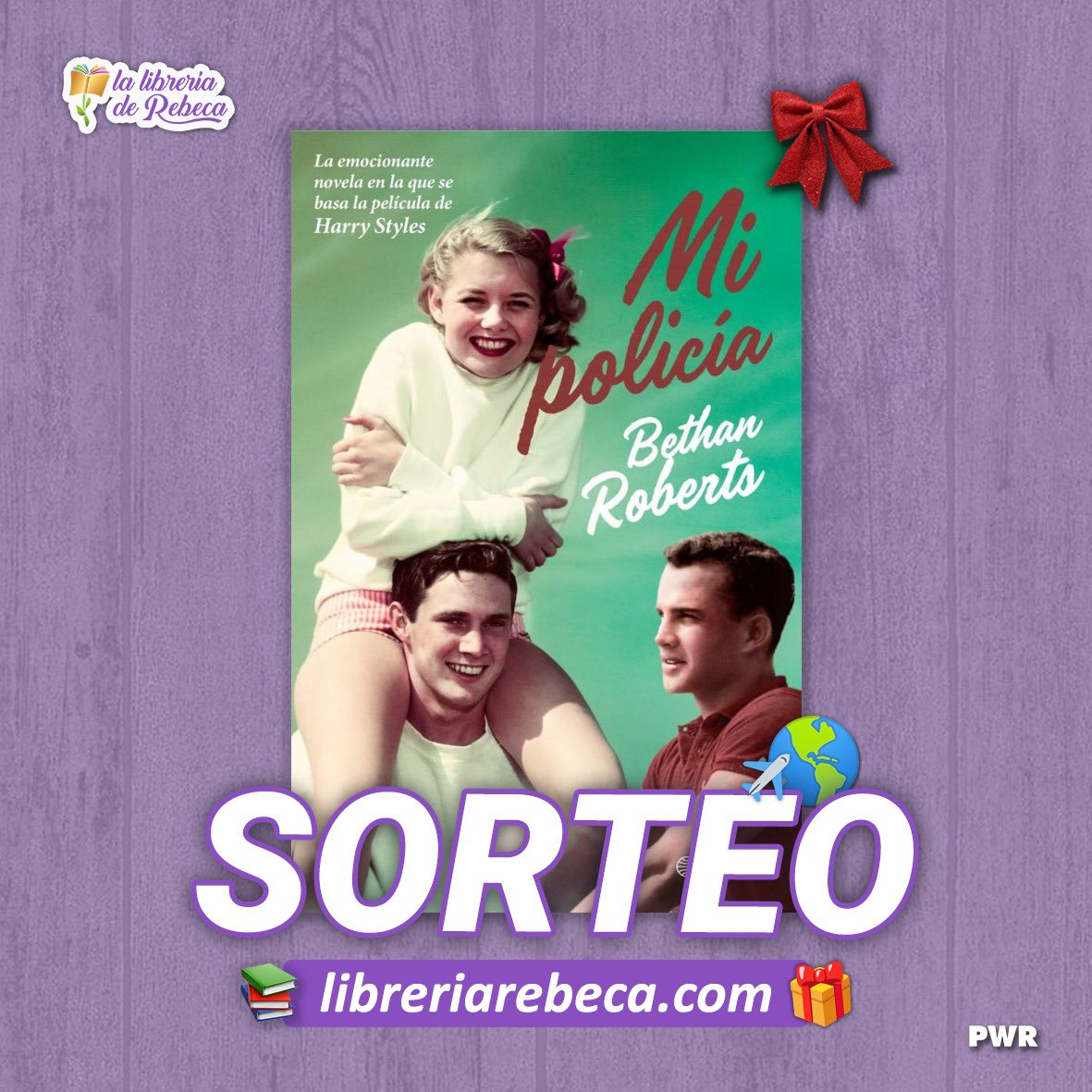 HStylesSP's tweet photo. 📚 SORTEO LIBRO 📚 

¡Podéis ganar el libro #MiPolicía en colaboración con “Librería Rebeca” de Elche! 

¡Participar es muy fácil! 

✅ Dar RT y ME GUSTA a este tweet 

✅ Seguir a @HStylesSP y a @libreriarebeca

✅ Mencionar a dos personas 

(Internacional) ¡Mucha suerte! 💜🍀 https://t.co/M1tt6vcEWs