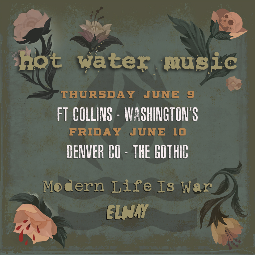 Colorado dates with @HotWaterMusic & @ElwayBand Tickets on sale now. modernlifeiswarofficial.com/live