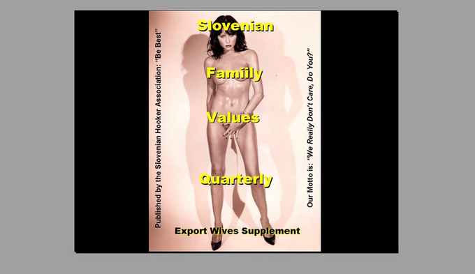 tomiahonen's tweet photo. PUBLIC SERVICE ANNOUNCEMENT
From the SHA
The Slovenian Hooker Association was asked to comment on their twice-impeached former chairwoman discussing 'dream killers'. The response is:
"We Really Don't Care, Do You?"
#WorstLady #FirstTramp #ThirdLady #FirstHO #HOTUS #FLOTITS https://t.co/RRQTBRXGW7