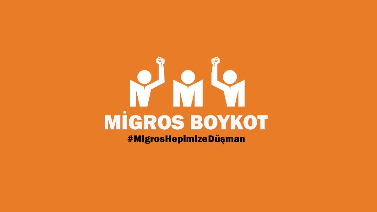 Tüm işçi sınıfı dostlarını Migros Depo Direnişi’ne omuz vermeye, boykotu ve kasa kilitleme eylemlerini her Migros mağazasına taşımaya çağırıyoruz.

Migros depo işçileri mutlaka kazanacak!
#MigrosBoykot
#MigrosHepimizeDüşman