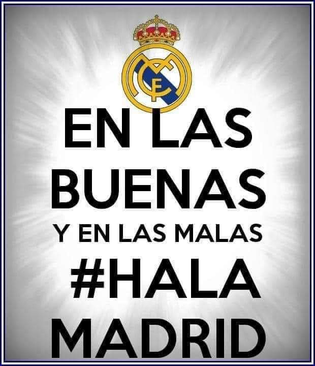 antoniorecio50's tweet photo. En las Buenas , en las Malas , Ganes, Pierdas o Empates yo siempre Gritaré 
HALA MADRID Y NADA MAS https://t.co/S2P7IquLD1