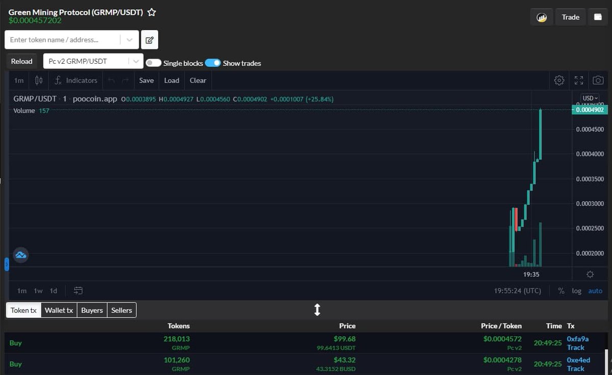 ProtocolGreen's tweet photo. Green Mining Protocol⛏

💩 Poocoin link :
https://t.co/uvAsnpzGf7

📢 Contract Adress : 0x351fe17557794ca457D3d868279584De816B1443
Telegram : https://t.co/sqU5hsOzwV https://t.co/mhMGY8yca1