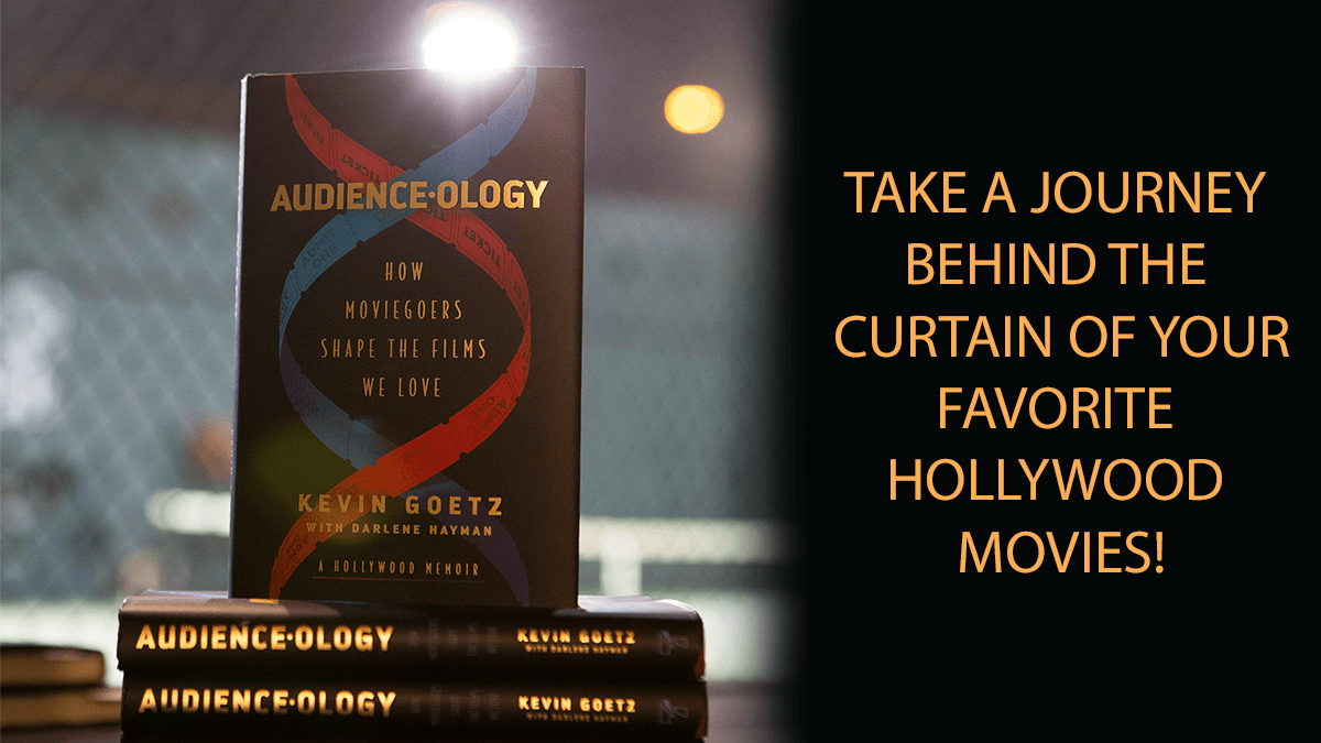 KEVINGOETZ360's tweet photo. #DidYouKnow that before many of your favorite films debut, they were subjected to #AudienceTesting?

#Audienceology, my new book, is filled with insider secrets and interviews from directors, producers, and movie stars themselves. Read all the secrets today! https://t.co/tRmXSdOnWS