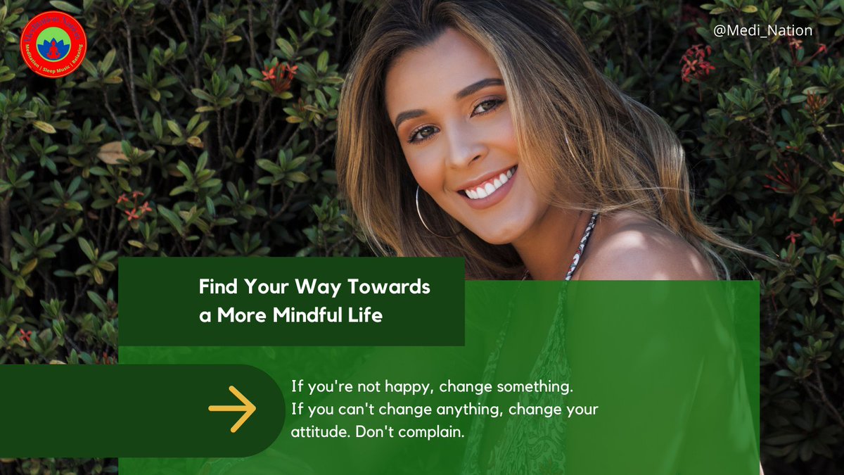 Medi_Nation's tweet photo. If you're not happy, change something. If you can't change anything, change your attitude. Don't complain.

https://t.co/CgKzeMqAcm

#meditation #yoga #mindfulness #valentineday  #wellness #video #youtube #youtubevideo  #youtubecommunity #youtubeblogger https://t.co/eAoo5dr9Kd