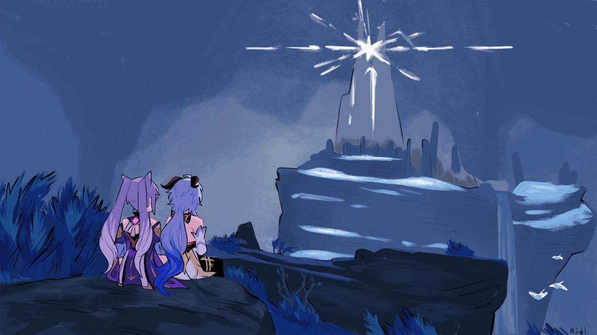 Ridlharr's tweet photo. in a distant land #ganqing https://t.co/07R5s2vDvW