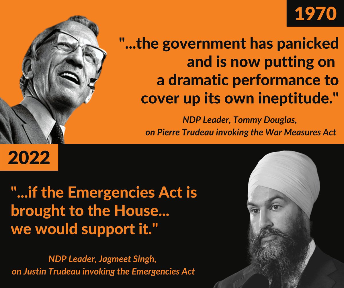 jkenney's tweet photo. The NDP used to be principled defenders of civil liberties.

Sad to see that today’s NDP are apologists for the disproportionate &amp; unnecessary use of emergency powers. https://t.co/Fo6h1qYM7j