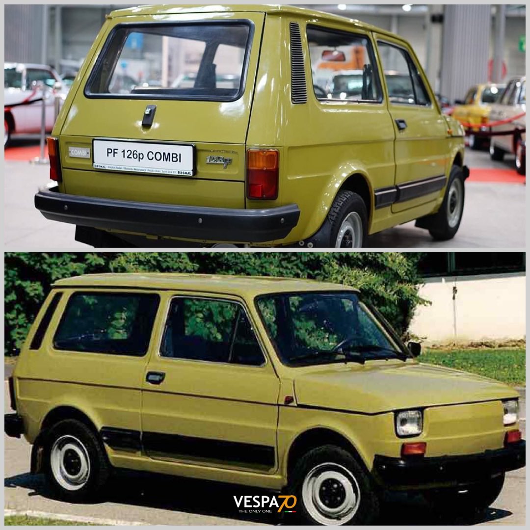 Cose mai viste in Italia. Infatti, solo  nella Polonia dell’Europa divisa in blocchi nasce la 126 versioni giardinetta, erano gli anni 70. La Fiat la chiamò Combi. Un’auto originale, e anche ben riuscita. Negli  anni 70 anche la 126 Combi  poteva funzionare anche da noi peccato…