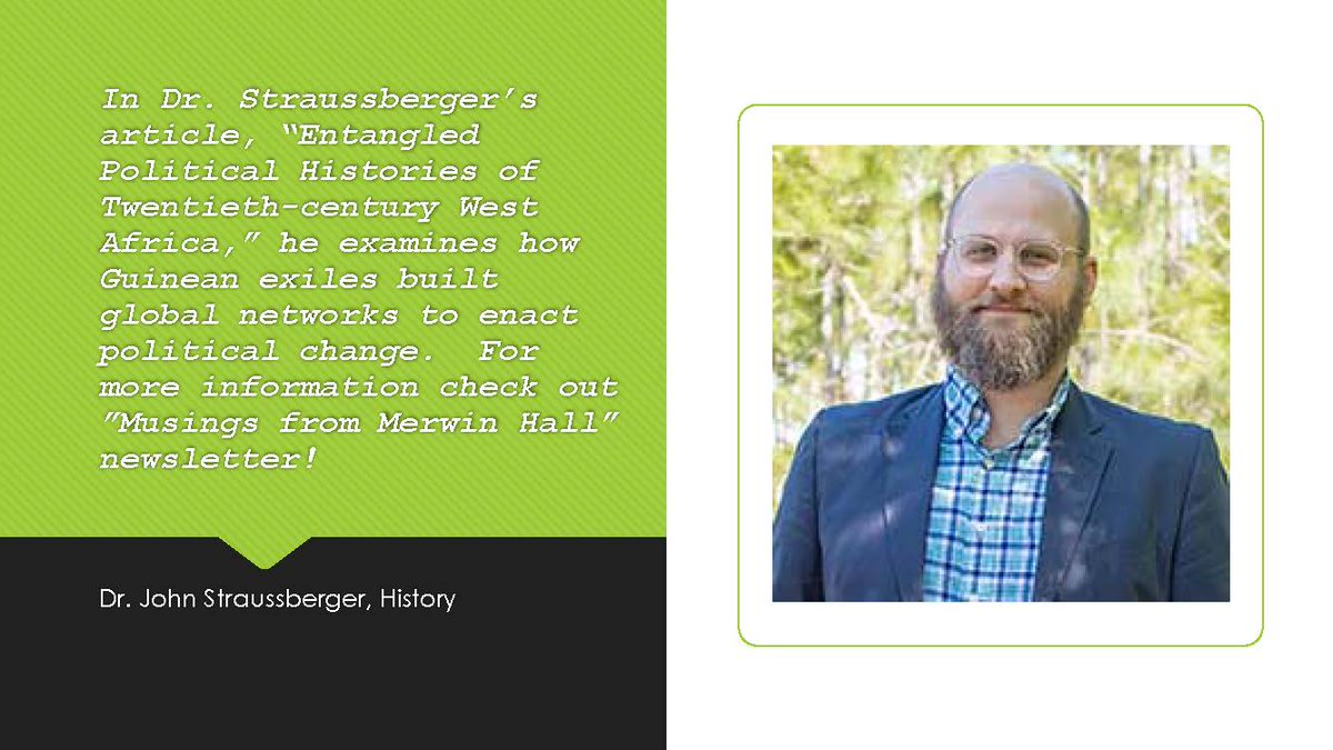 Check out examples of recent research and community engagement from our Social Sciences faculty.  Learn more in the upcoming February edition of "Musings from Merwin Hall!" #fgcu #SocialSciences