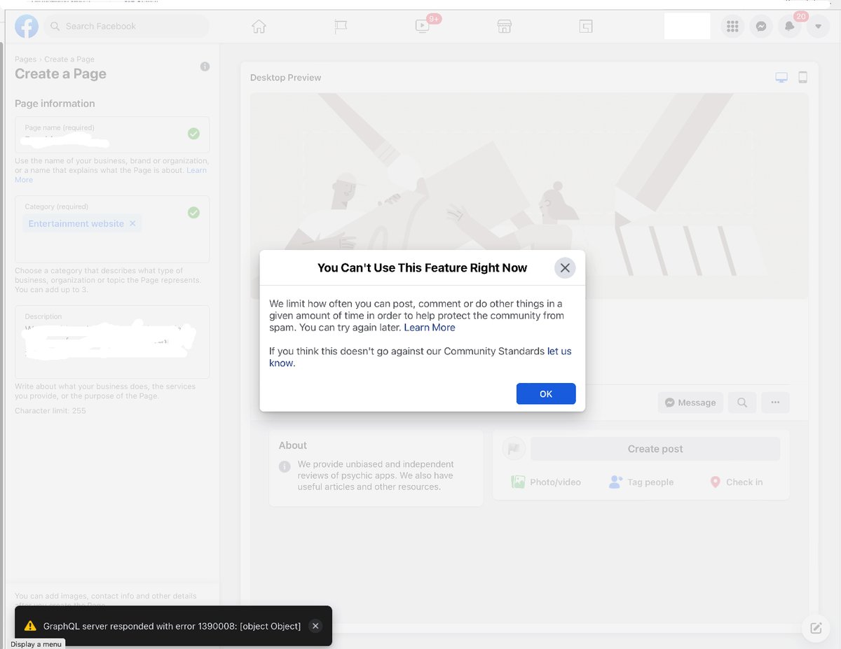 technuisance's tweet image. GraphQL server responded with error 1390008: [object Object] #facebook error technuisance.com/facebook/graph…