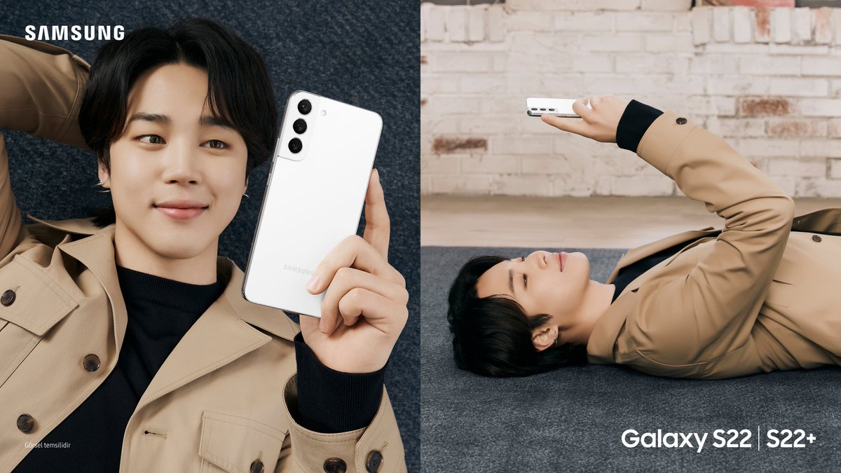 SamsungTurkiye's tweet photo. Jimin ve yeni #GalaxyS22 çook iyi görünmüyor mu?

Sence en çok hangi özelliğini sevdi? 🌠Nightography 
🖊️S-Pen 
🔋Uzun ömürlü batarya 

Cevabını #GalaxyS22 etiketi ile şimdi paylaş! #KurallarıSenYaz #GalaxyS22 #GalaxyxBTS https://t.co/0bMN2229Dc
