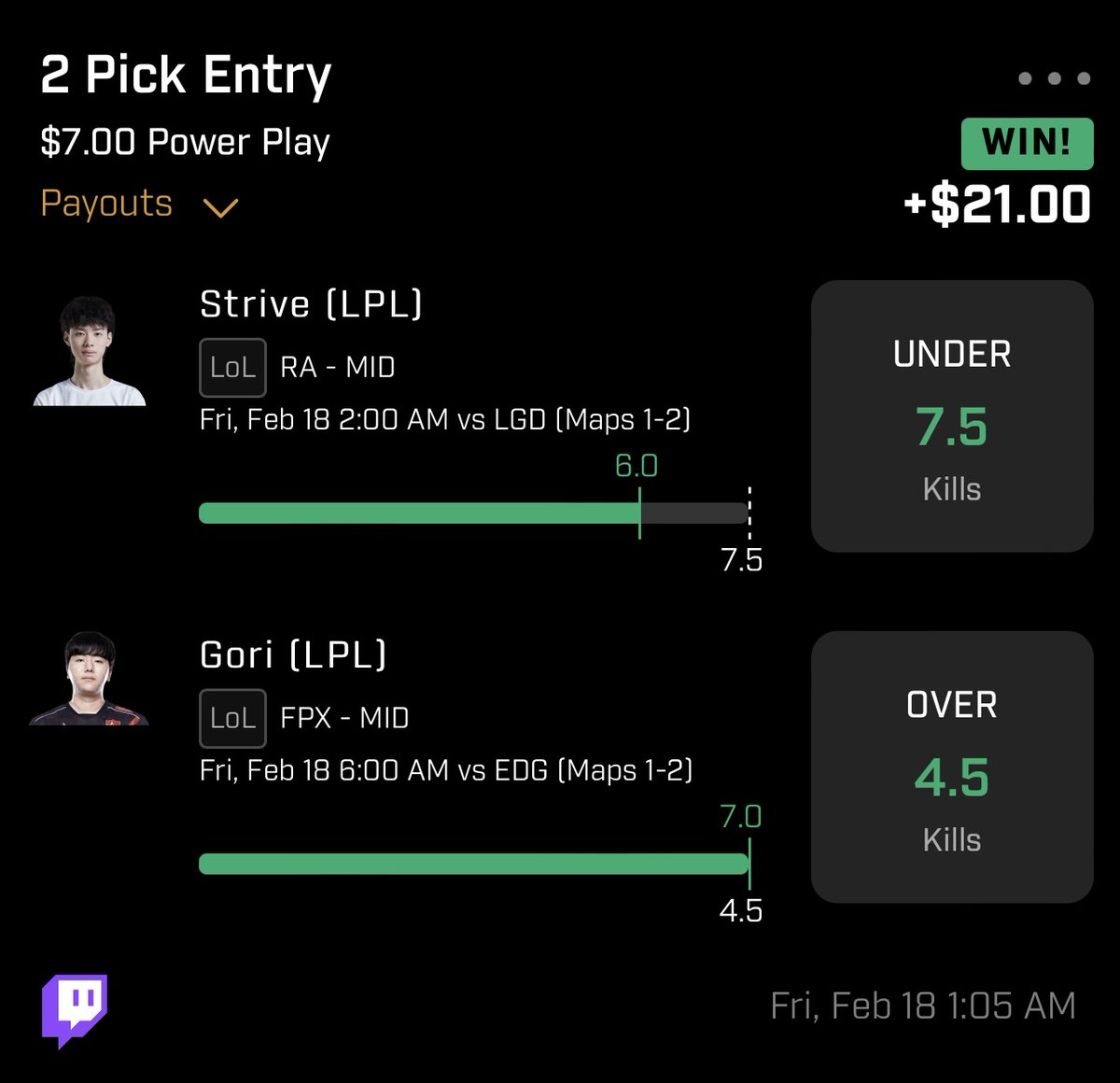 phillydfs's tweet photo. With that wise of a breakdown, had to tail this power play. Keep bringing that heat @SrirachaDfs 🔥🔥🔥 https://t.co/DrzjtDZbvJ