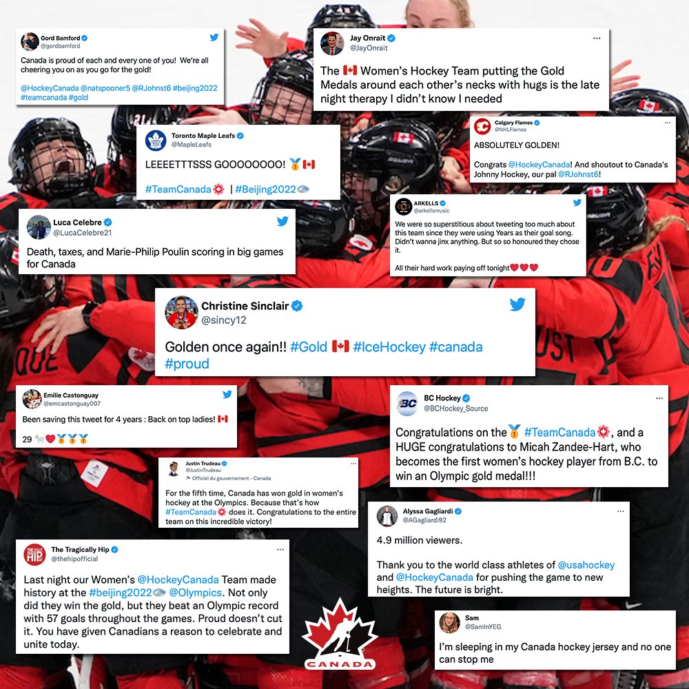 HockeyCanada's tweet photo. 🇨🇦 is back 🔛🔝!

#TeamCanada | #Beijing2022 https://t.co/W2SHeZ288r