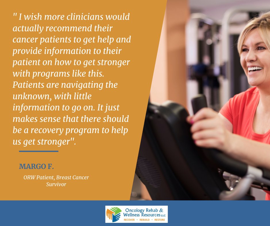 oncrehabnova's tweet image. We agree! All cancer patients deserve access to cancer rehab services- yet so many don&apos;t even know that there are programs out there that can help. #cancerrehab #exerciseoncology #cancerexercise #cancersurvivor #cancer #oncology #cancercare #physicaltherapy #cancerrecovery