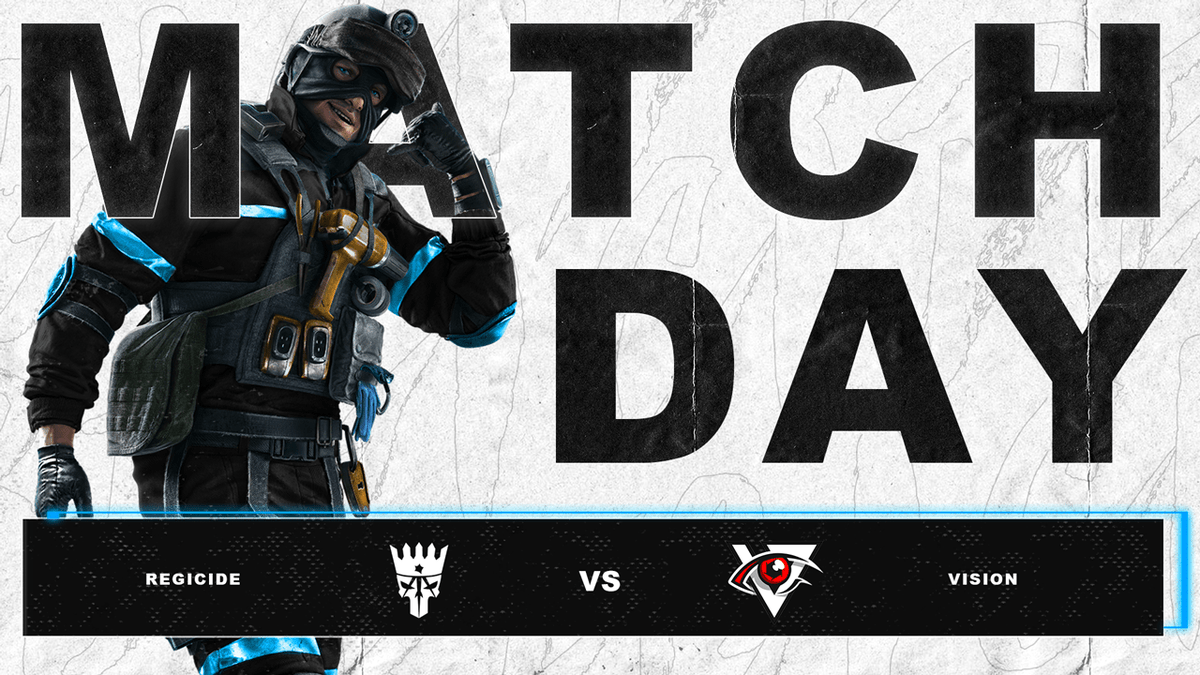 🔹Matchday🔹
Our R6 #kingslayers fly the Regicide banner for the first time tonight🤩🔥

▪️#regicideR6 VS Vizion
▪️Time⏲️: 19H00
▪️Cast📺: No cast

GLHF gents😎🔥
#regicider6 #kingslayers #regicidegg