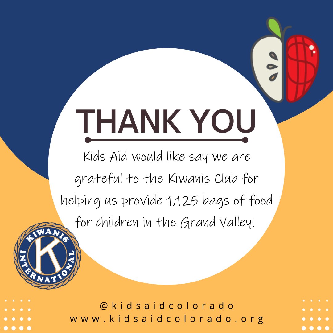Thank you Kiwanis Club!