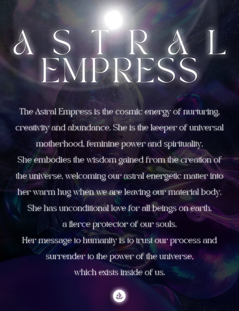 selenevisions's tweet photo. Astral Empress is here to guide us and help us trust our process.  ✨💫
1/1 - 0.1 $ETH  on my "Etheric Fields" collection https://t.co/3JyXdcNB7i