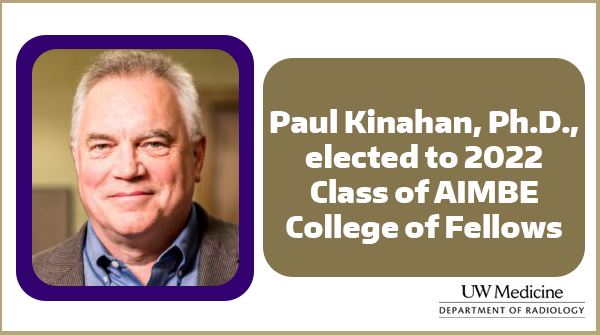 Congratulations to Dr. Paul Kinahan, who was recently elected to the 2022 Class of @aimbe College of Fellows! 

Read more here: bit.ly/3Bt5UBe  

#radiology #medicalengineering #biologicalengineering