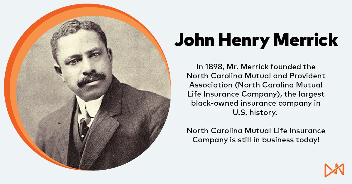 We're proud to recognize Black History Month. This week, Black@Vertafore lead a learning session about Black History Month, including the history of an incredible black businessman, John Henry Merrick. Learn more about Black History Month: ow.ly/pk0850HXaS9