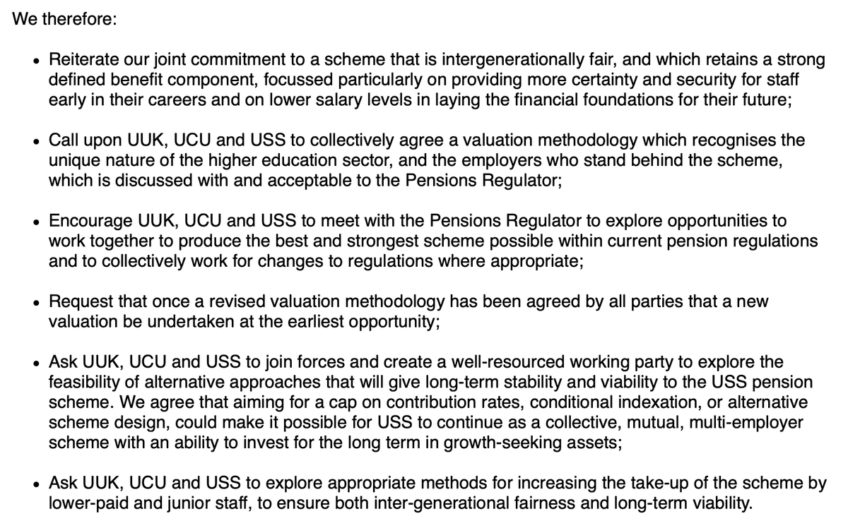BirkbeckUCU's tweet photo. BREAKING: Joint statement agreed between @BirkbeckUoL and @BirkbeckUCU welcoming @ucu USS proposals, calling for us to work together to solve this didoute and insisting on the need for a new valuation (image with text below) https://t.co/5LxpJ5IXlG