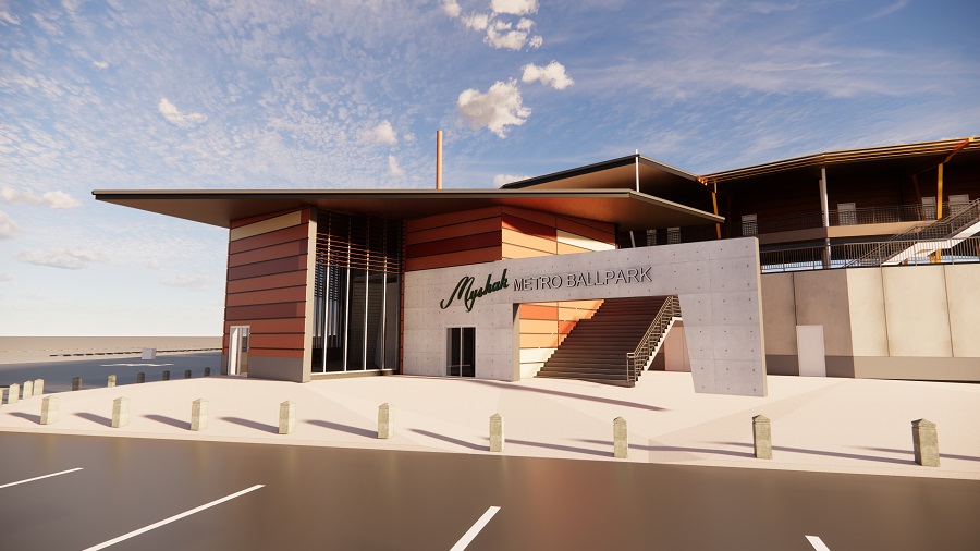 eccactusrats's tweet photo. Proud to announce the official Naming Rights Sponsor for our future ballpark!  Get ready to visit the "Myshak Metro Ballpark".  Last night, a sold-out event at The Links featured 33 additional named partners that are working to help build the sport of baseball in our region. https://t.co/NAj2fnwBcX