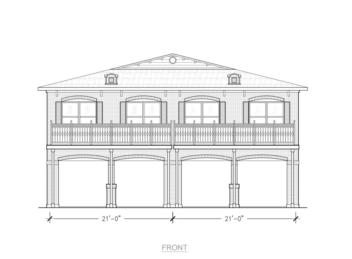 Not quite finished with her, got a few mods to make but this New Orleans themed 4-plex will be 🔥🔥🔥 #DesignBuild #AffordableHousing #HistoricDistrict