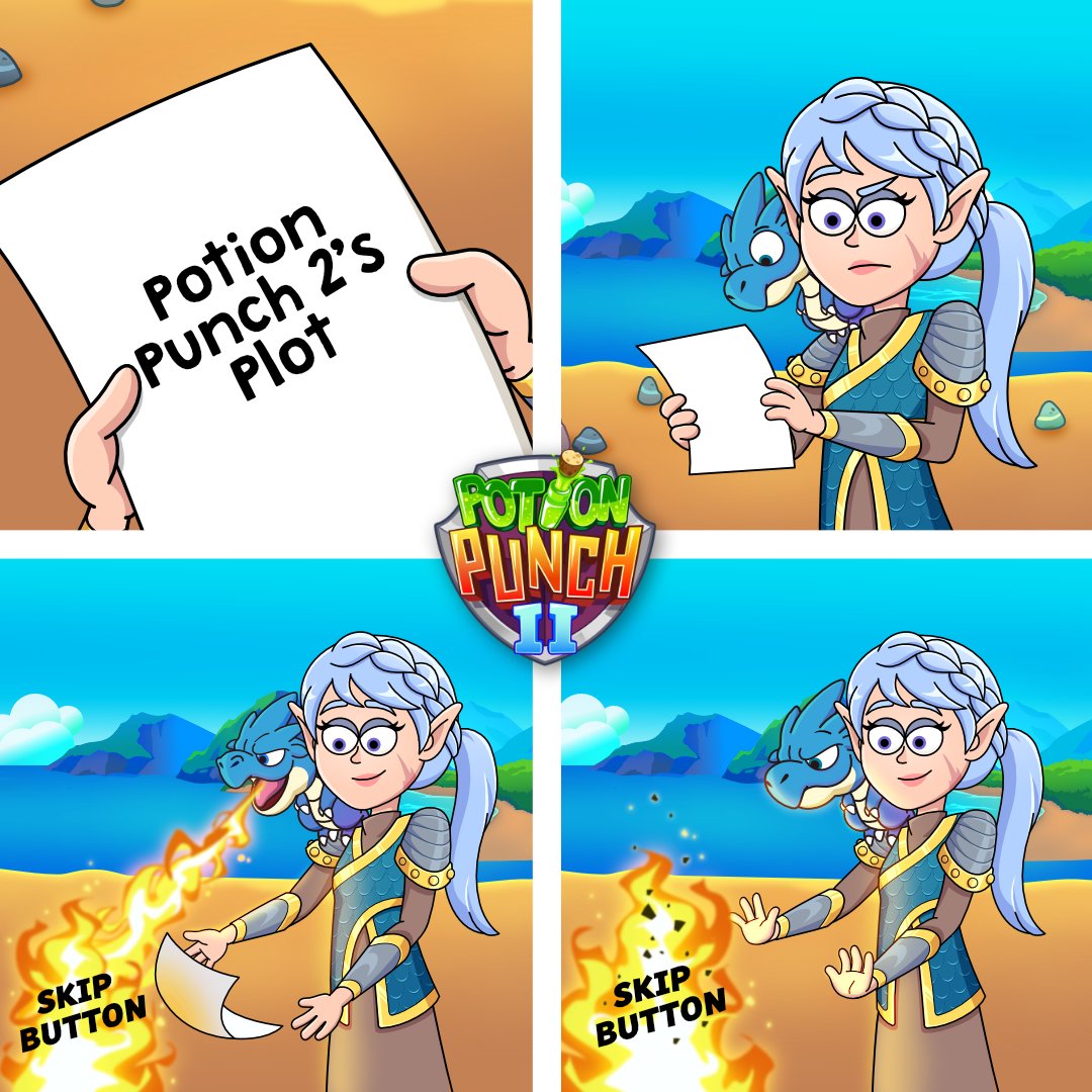 Our writers are okay, we promise.

#PotionPunch #Meme #CookingGame #IndieGames