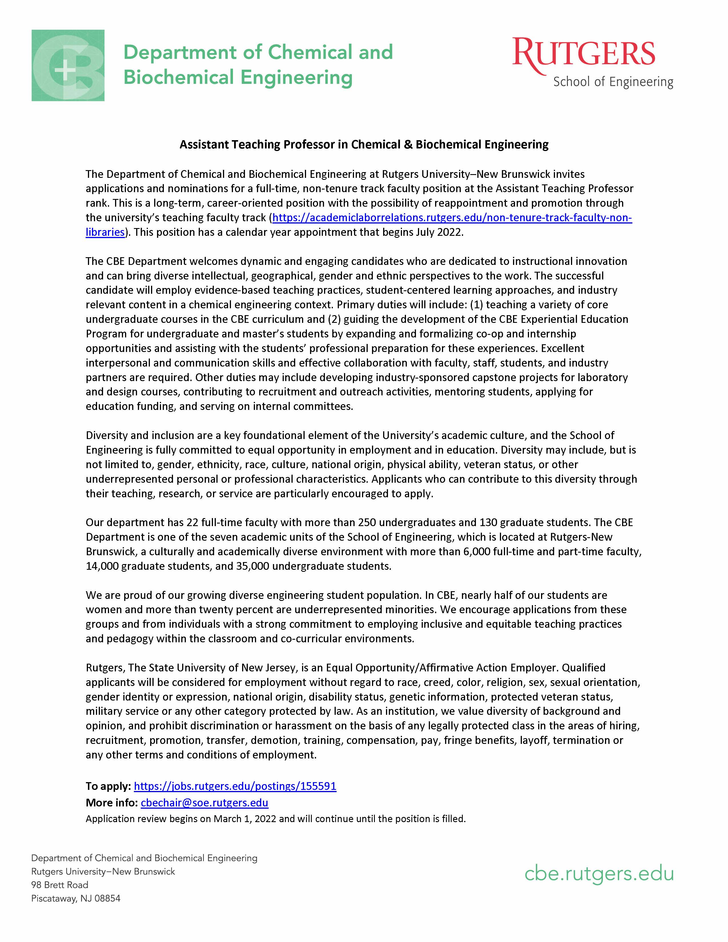 Rutgers Spring 2022 Academic Calendar Soe Chem & Biochem Ru (@Cheme_Ru) / Twitter