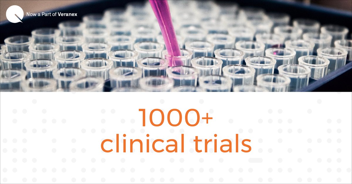 Quartesian's tweet image. What does our experience in 1000+ clinical trials mean to you? It means we’ve perfected the process. Now you can perfect the research. bit.ly/36i6dDb