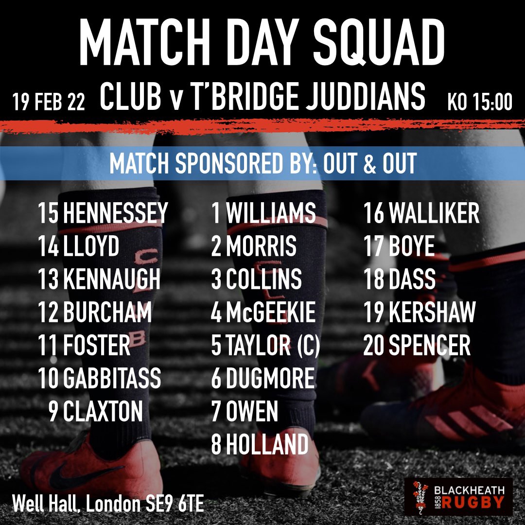 Blackheath_1858's tweet photo. We’re at home to our neighbours @TJRFC this weekend! Here’s your squad list…
#blackheathruby #blackheathfc #club #returntorugby #squadlist #kentrugby #nat1 #awaygame #2022rugby #blackheath #greenwich #eltham #whereclubrugbystarted #royalboroughofgreenwich https://t.co/Wy3vp95rS2