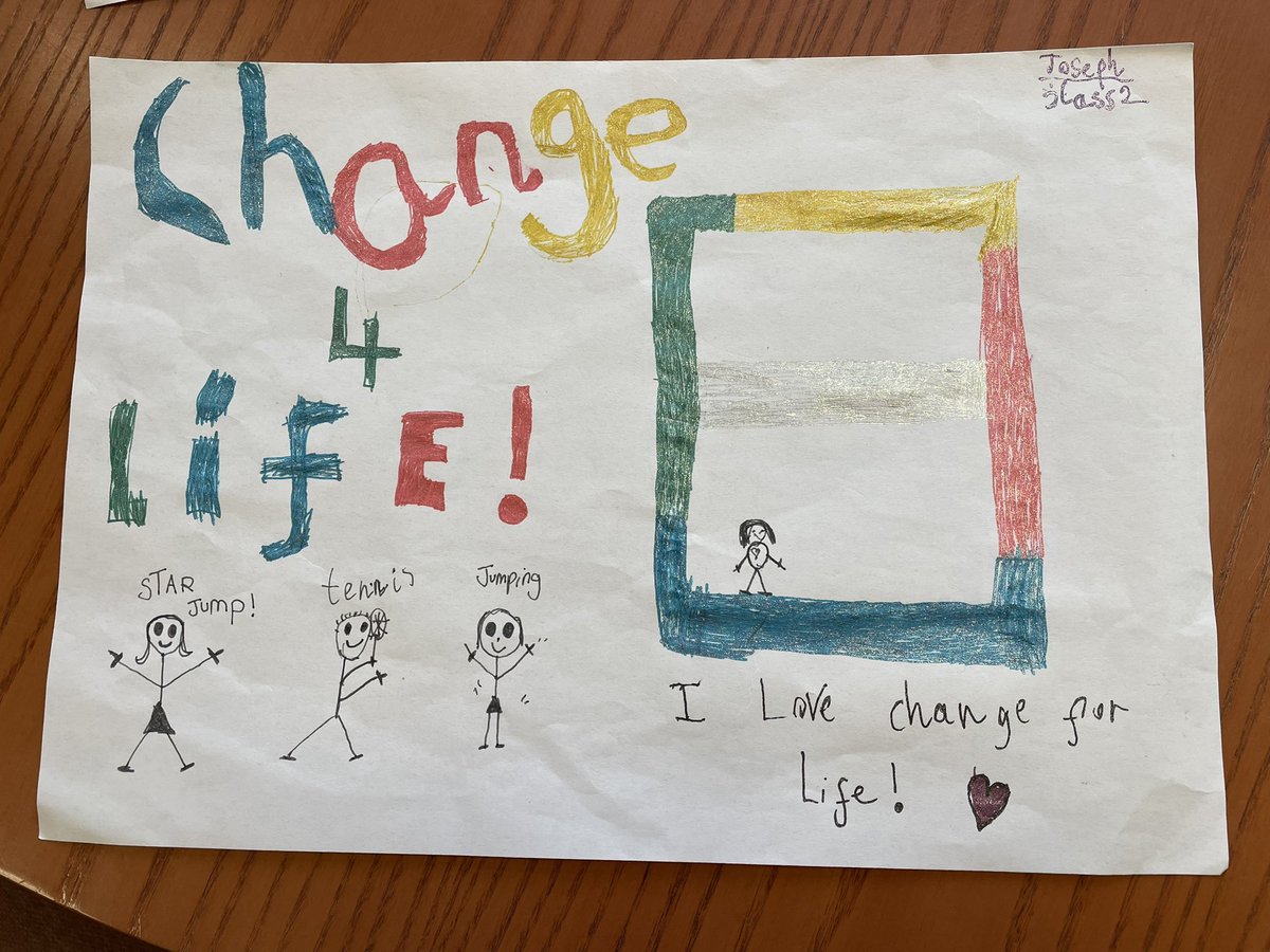 TreePrimary's tweet photo. And the winners are……
Design a poster to advertise #ChangeforLife club
3rd Eliza
2nd Joseph
1st Grace
We love the colours you’ve used and the champions particularly like seeing our run track on two of the posters
#changeforlife #leadership #activeplaytime #wassp #schoolgames https://t.co/xzS5WgpIO8