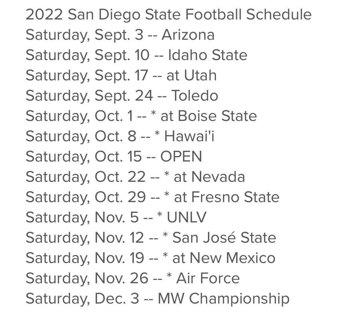don_dumas's tweet photo. Seven home games for the Aztecs this year. Tailgate time at the new Snapdragon Stadium! Who’s coming with me?!? #aztecsfight https://t.co/UbK2Diyv2g