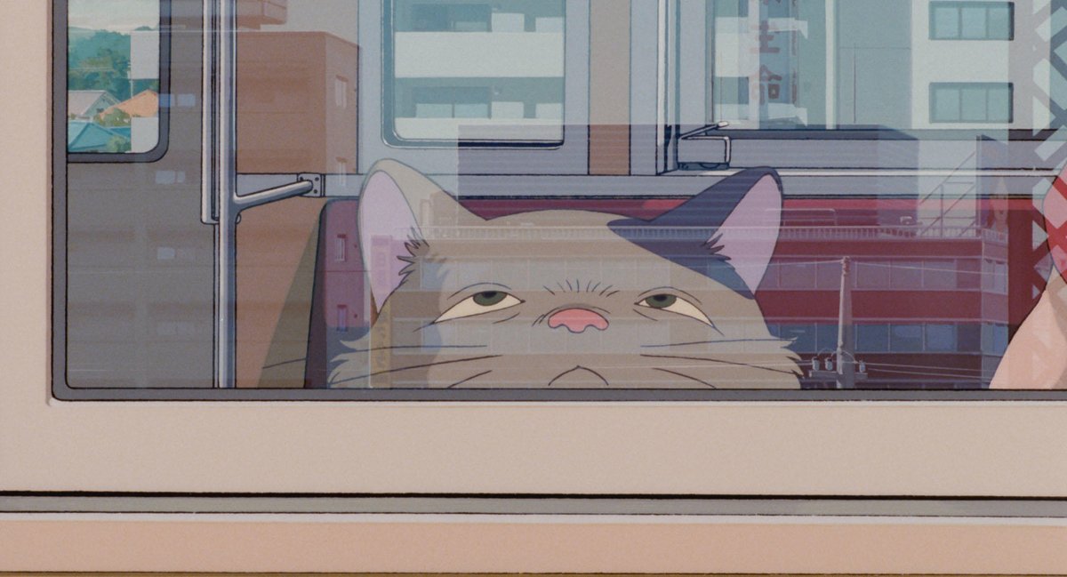 耳をすませば　ムーン　デブ猫 耳をすませば ダイカットポーチ（ムーン/5256） | すすのこ商店