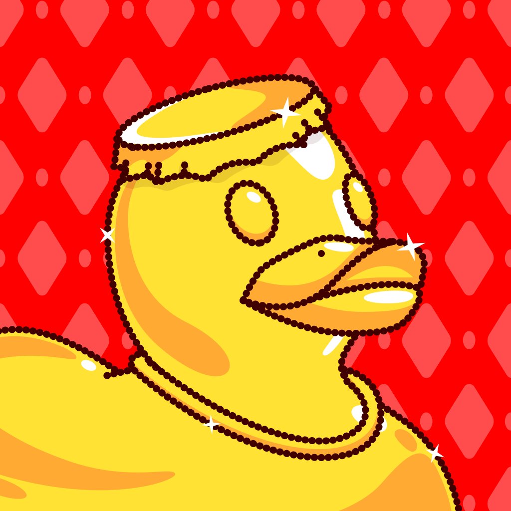 presenting our first 1/1: the golden duckie! 🐥