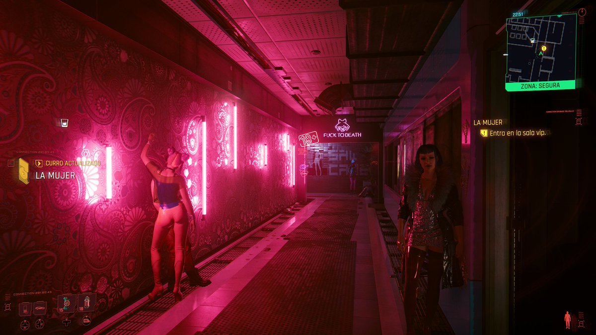 SirTARS's tweet photo. El Lizzies Bar.

#FuckToDeath

#Cyberpunk2077 https://t.co/uv8atUZXvb