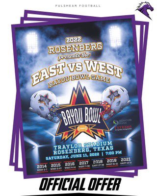 I am extremely excited to have been invited to participate in the Bayou Bowl @WeAreFu1shear <a href="/coachcodutti/">Coach Codutti</a> <a href="/Coach_Morton60/">Christopher Morton</a> <a href="/Coach_DJones/">Coach DJ™</a> <a href="/billyjackray/">Billy Jack Ray, Ed.D.🌵🏴‍☠️🦅🦅Ŧ</a>