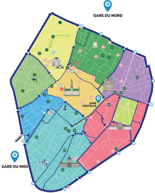 SantiagoCastroV's tweet photo. El centro de Bruselas le dirá adiós a los carros en agosto, el de Paris hará lo mismo en 2024. Y en Medellín aún estamos en el debate sobre el cobro por salir el día del pico y placa. ¿Cuándo tendremos una propuesta de este estilo en nuestro ciudad?😷@QuinteroCalle @jdpalacioc https://t.co/f58wFrKeYh