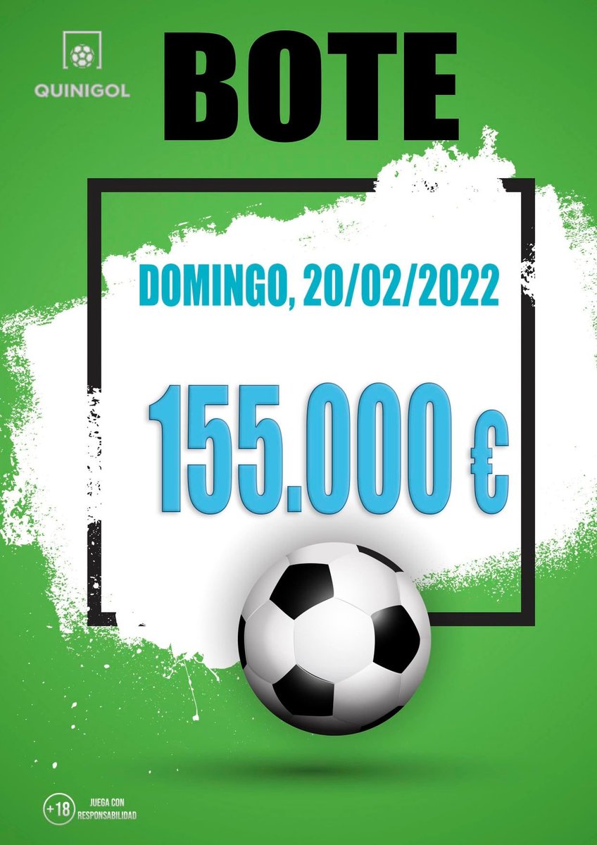 lotomalaga's tweet photo. #quinigol, acierta la "porra" de resultados, 
1 € la apuesta https://t.co/xubAuiwctw
y si quieres jugar con acierto seguro elije tu COMODIN y si el resultado está en el boleto, acierto asegurado
https://t.co/cQxEPd8XgH https://t.co/s0JlZIx8Qm