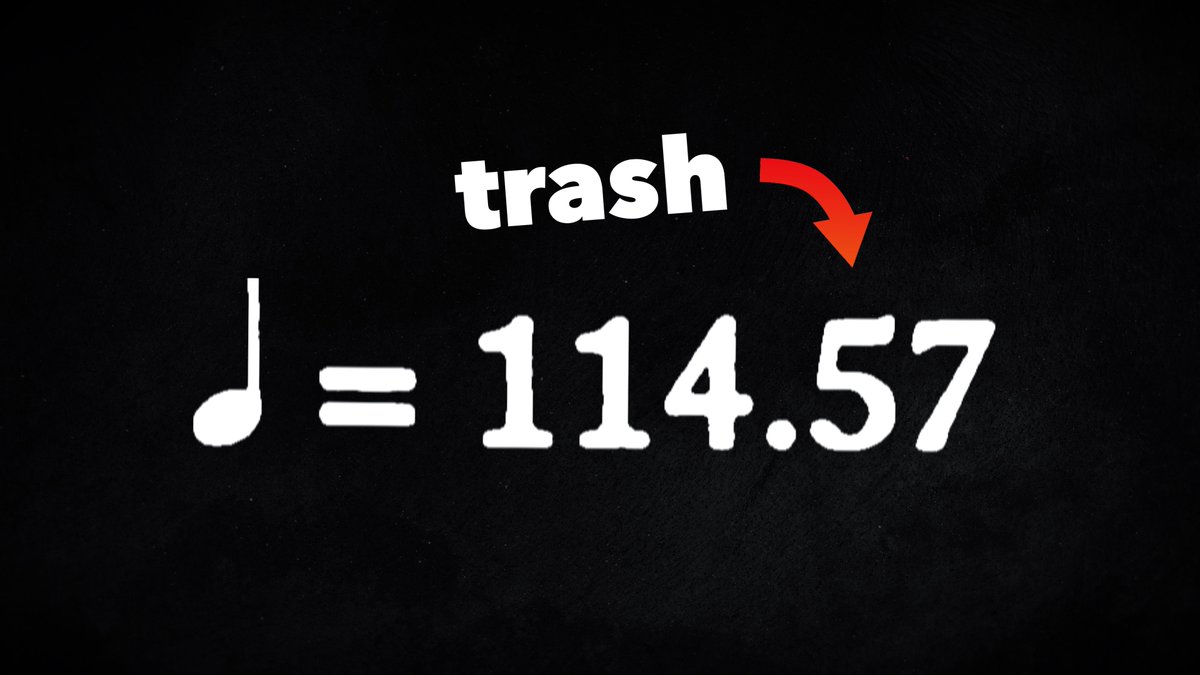 this BPM is trash, or, why decimal points in tempos are bad, actually.

remember that twitter thread? oh it's back, baby. It's back.

NEW VIDEO on youtube and Nebula
youtu.be/nUHEPmg0sPo