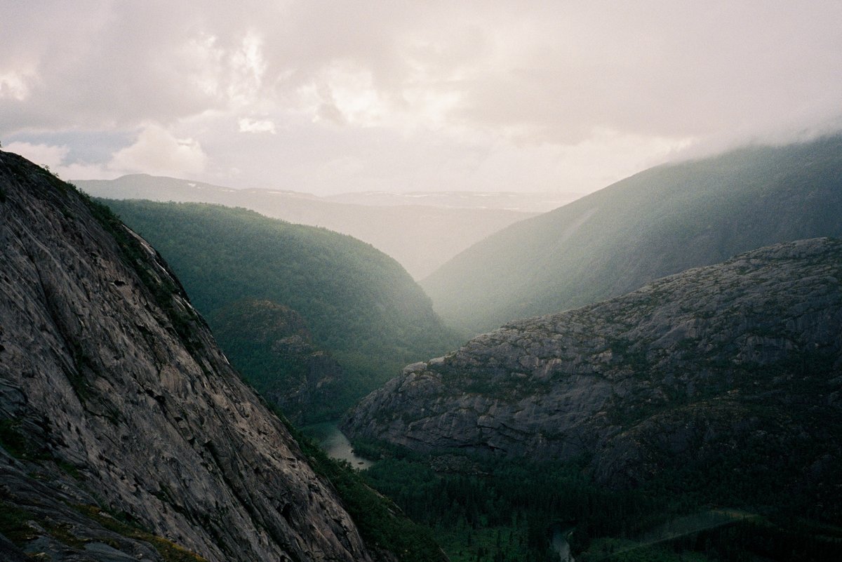 Backpacking trips in remote Norway on film.. 🎞️