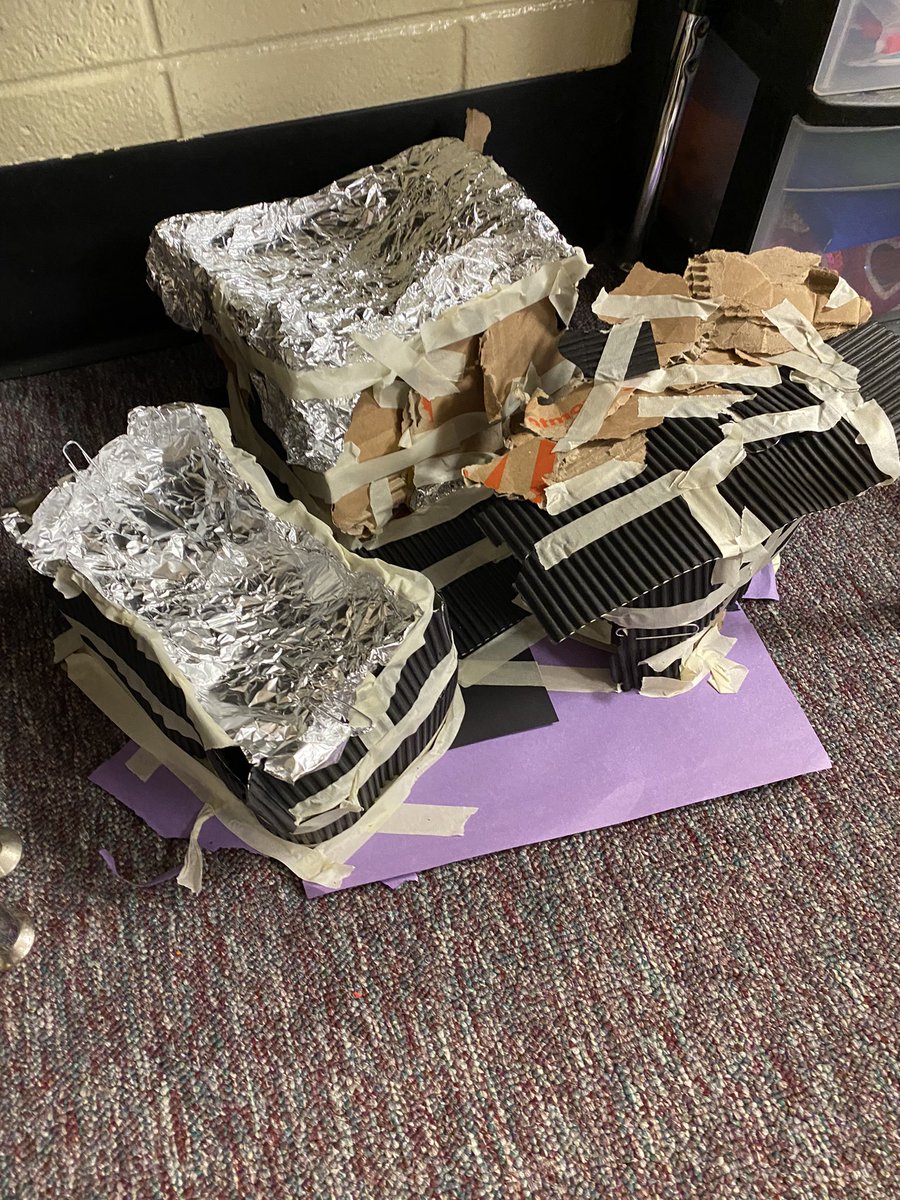 Rosa5thGrade's tweet photo. Creating Shanty Towns STEM activity  @trwolfpack https://t.co/dVKjjiVKGM