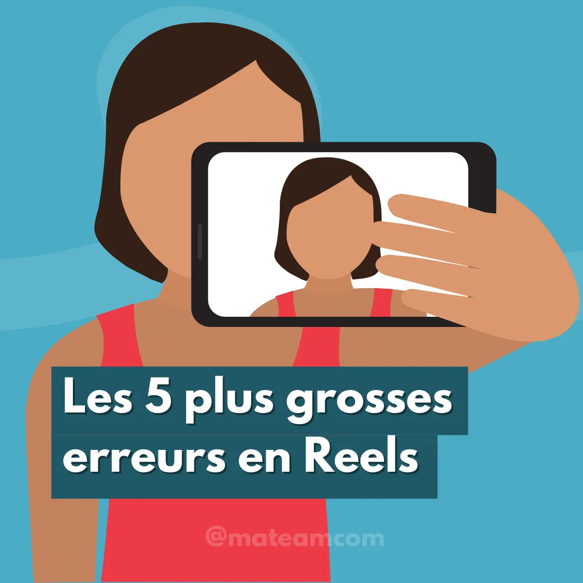 mateamcom's tweet photo. 1. Ne pas utiliser d'audio tendance.
2. Ne pas avoir une image de qualité.
3. Ne pas avoir de titre accrocheur.
4. Laisser le logo Tik Tok. 
5. Ne pas mettre de CTA.

👉🏽 Alors, qui fait partie de la team "Reels addicted" ici ? 🙋🏽‍♀️ https://t.co/jwTQX1WVBu