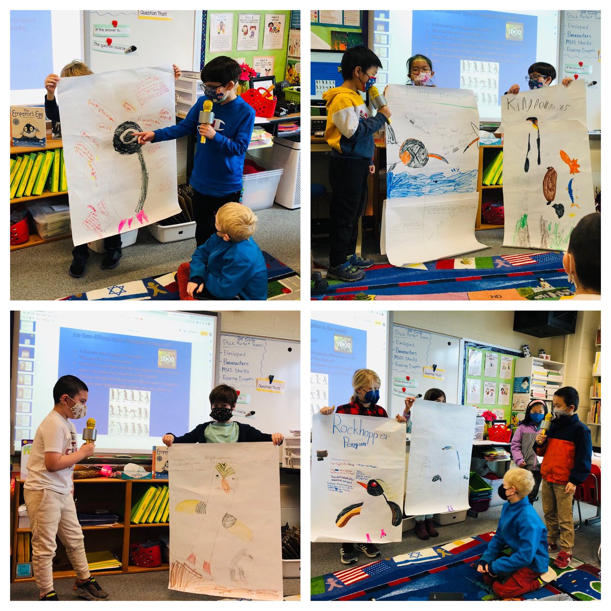 Second grade students <a href="/KESkangaroos/">Kipps Elementary</a> did a great job presenting their penguin research posters <a href="/MCPS_VA_Gifted/">MCPS_VA Gifted</a>