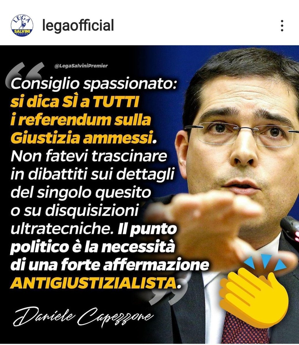 LaPrimaManina's tweet photo. Se avevo ancora dei dubbi, #Capezzone me li ha tolti. Non andrò a votare i referendum sulla Giustizia ammessi. 
E tu, accetti il consiglio di Capezzone? https://t.co/dKoebpfIqK