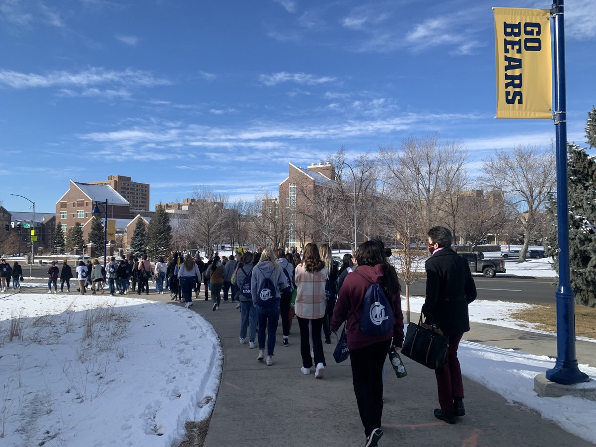UNC_Colorado's tweet image. Today is the day! Welcome to all the high school and community college students on campus attending the Future Teacher Conference. Bears, let's show them why UNC has a long and rich tradition in preparing education professionals! #UNCFTC @FutureTeachers8