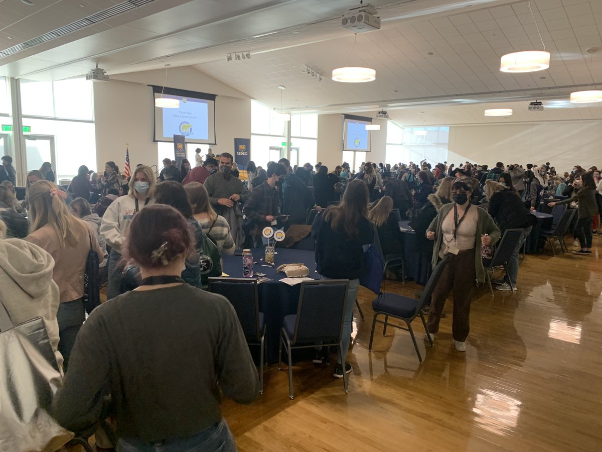 UNC_Colorado's tweet image. Today is the day! Welcome to all the high school and community college students on campus attending the Future Teacher Conference. Bears, let's show them why UNC has a long and rich tradition in preparing education professionals! #UNCFTC @FutureTeachers8