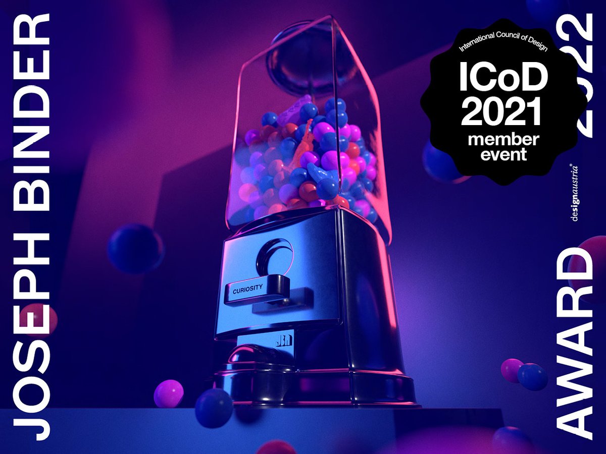 theICoD's tweet photo. The @JB_Award 2022, executed by @designaustria, invites graphic designers, illustrators, advertising agencies, and students from all over to enter their works realised in 2020 and after by 15 April 2022. https://t.co/gNCfqD1sSx

#jba22 #josephbinderaward #josephbinder https://t.co/nVlvubC6lX