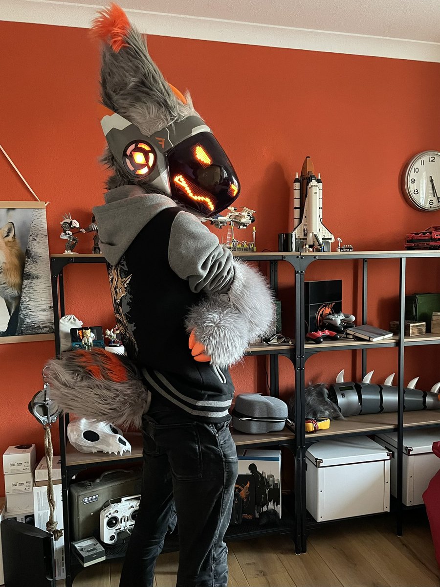 Nolla on X: Hi, great to see you again :3 #protogen #fursuit