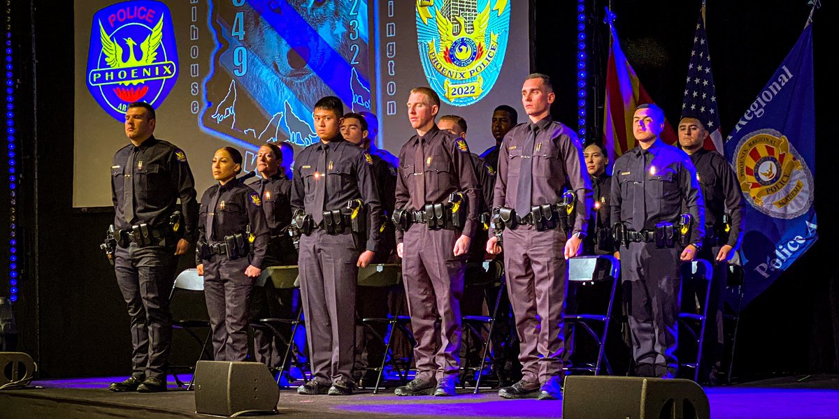 CWAnnOBrien's tweet photo. Last week, I was honored to attend the graduation ceremony for 16 new @PhoenixPolice recruits. 16 men and women took an oath to protect our communities and our Constitution.
Recruits ranged from 21 years to 43 years in age, it’s never too late to join! https://t.co/Gcg5LbFStZ